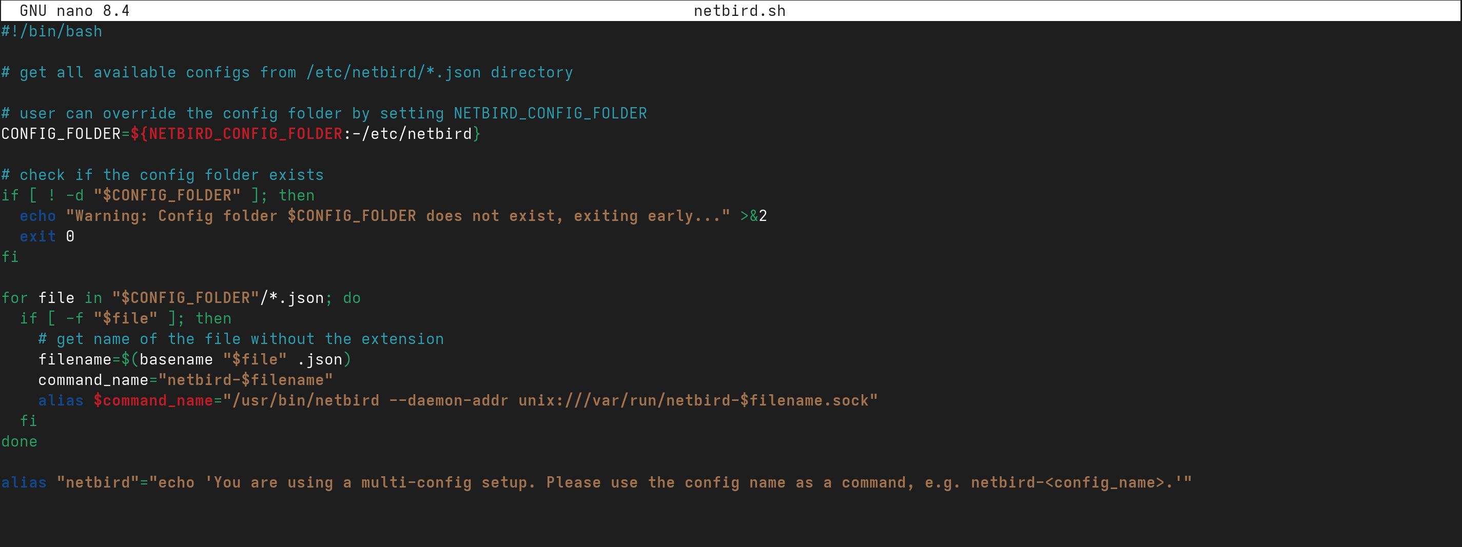 Improving multi-client netbird on Linux